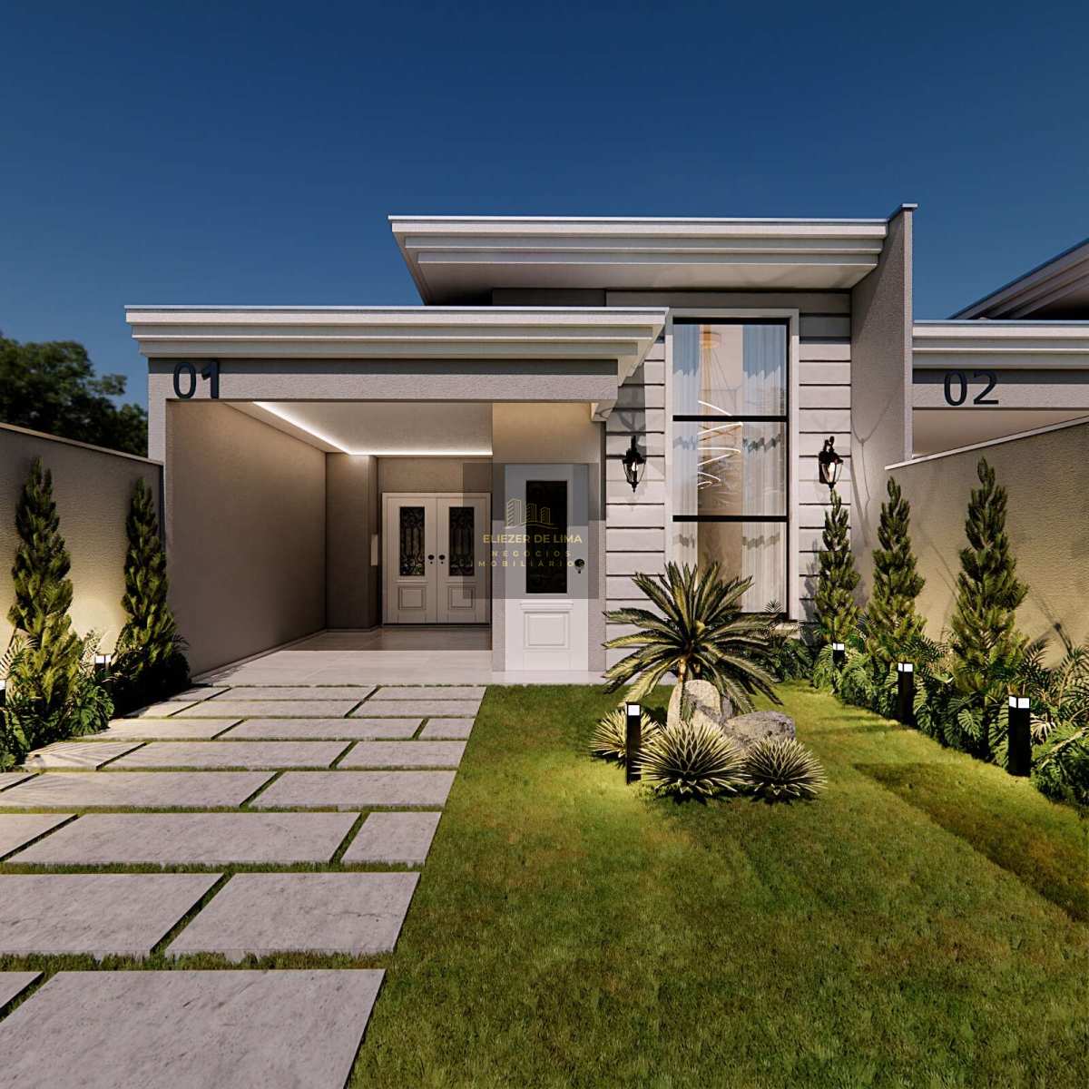 Casa geminada à venda com 3 quartos - Rio Cerro I,Jaraguá do Sul