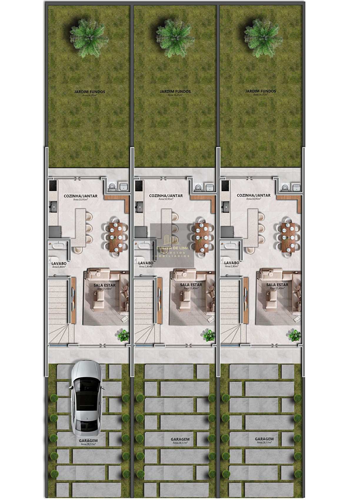  - Sobrado à venda em Jaraguá do Sul, Rio Cerro I, com 2 quartos, 82,91m²